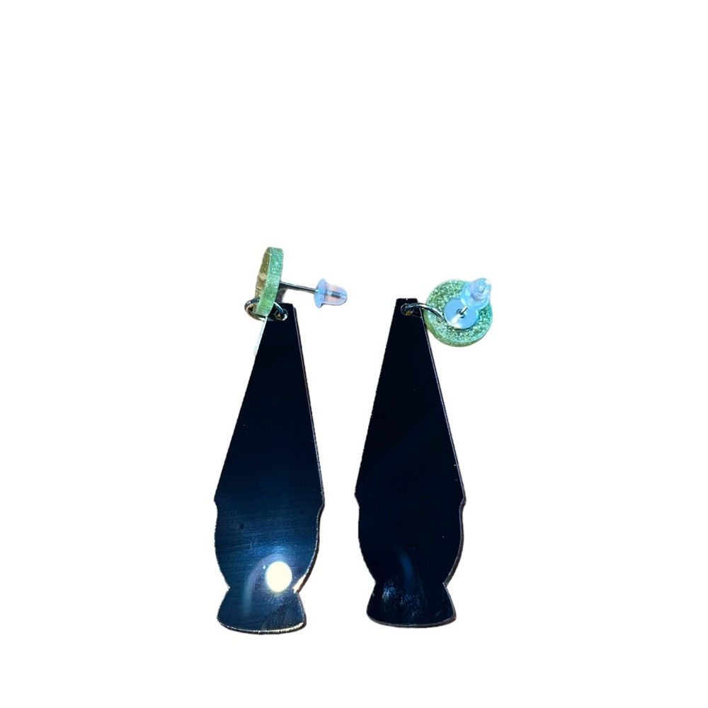 Halloween Ghost Jack-O-Lantern Lava Lamp Earrings NWT - Picture 4 of 6